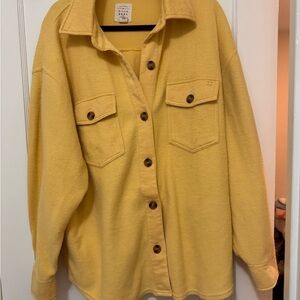 Billabong Mustard Yellow Shirt Jacket